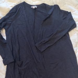 M LuLaRoe BLACK ribbed Sarah
